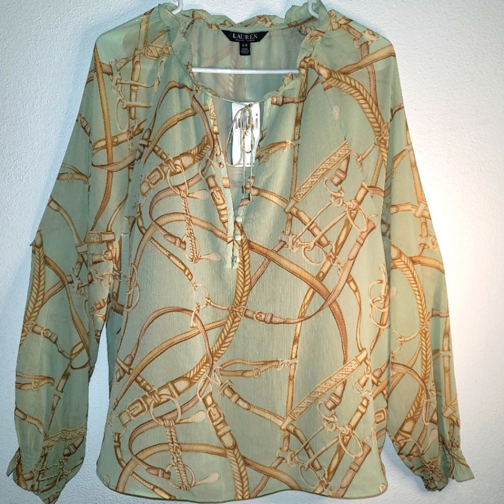 NWT Ralph Lauren Blouse (L) never worn